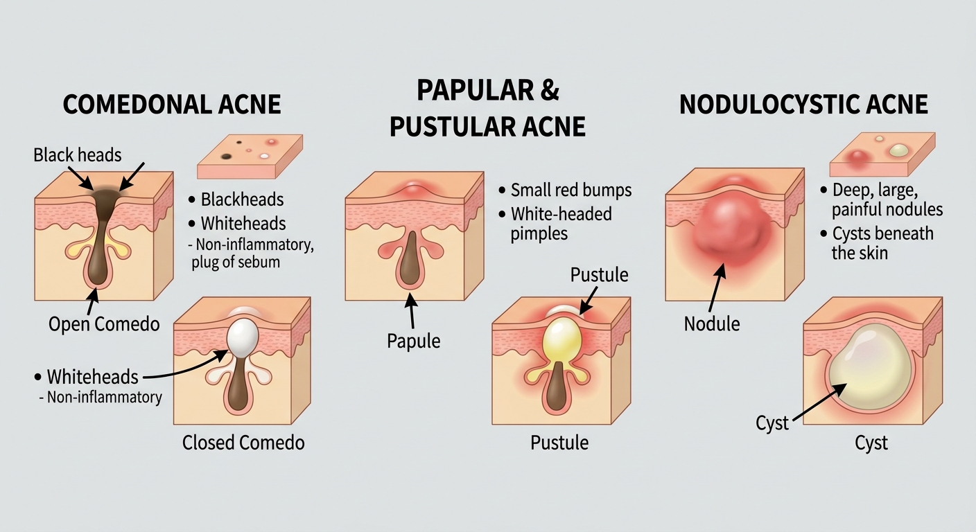 Different Types Of Acne: A Complete Guide